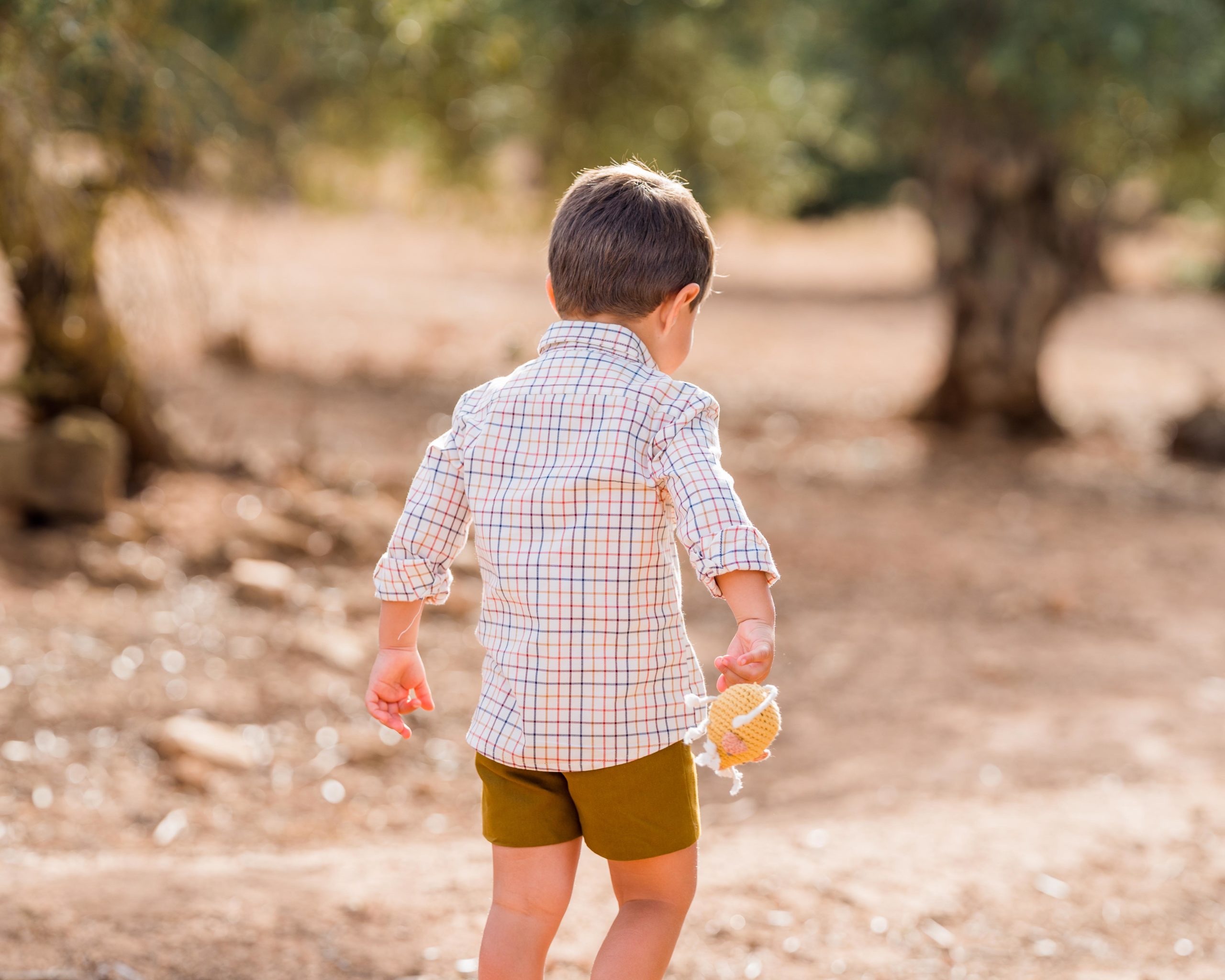 camisa niño cuadros iro trasero pequeño