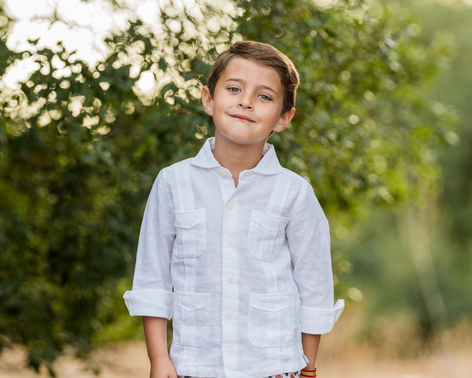 Guayabera blanca